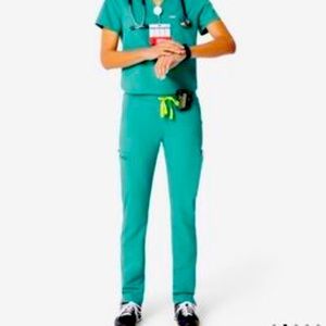 Figs Yola Skinny Marine Scrub Pants, XSP